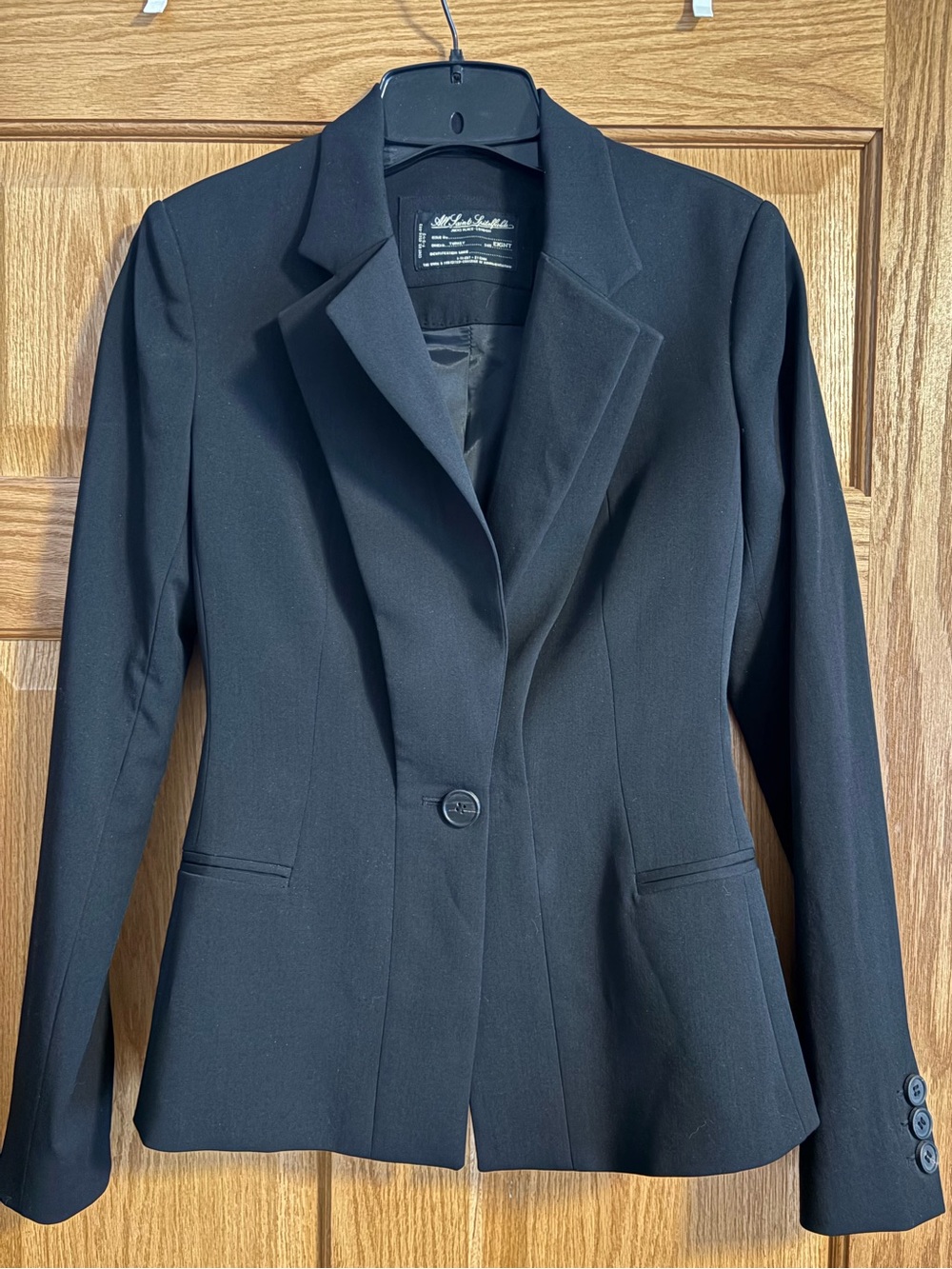 All Saints Black Women's Blazer - Tailored Lined Work Blazer - Size 8